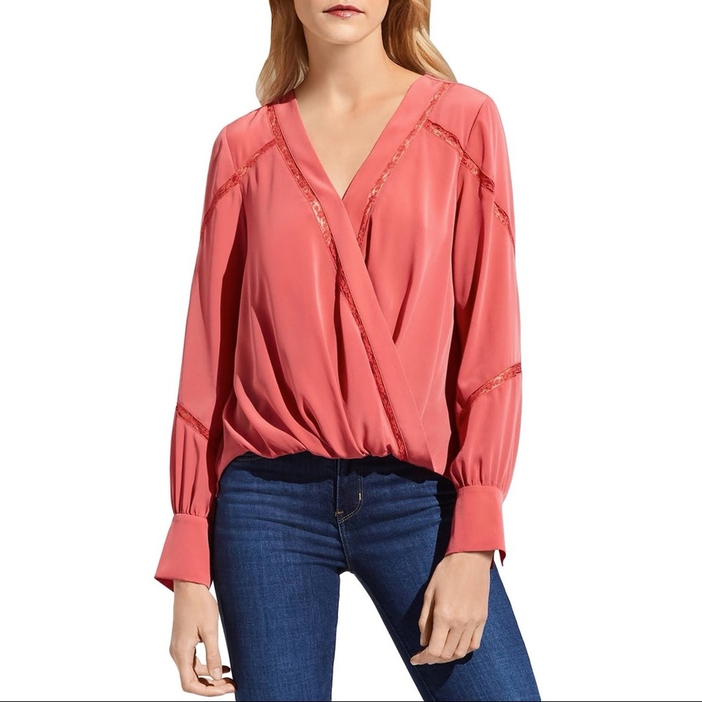 Bailey 44 Corinne Surplice Wrap Top